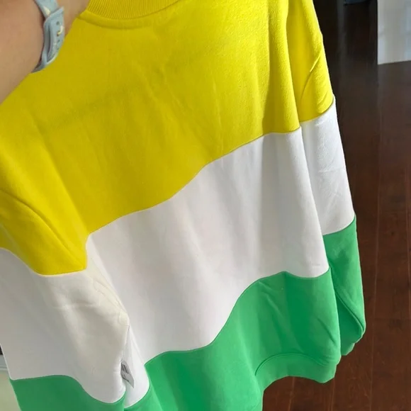 Disney Yellow and White Crewneck Sweater - Picture 3 of 4